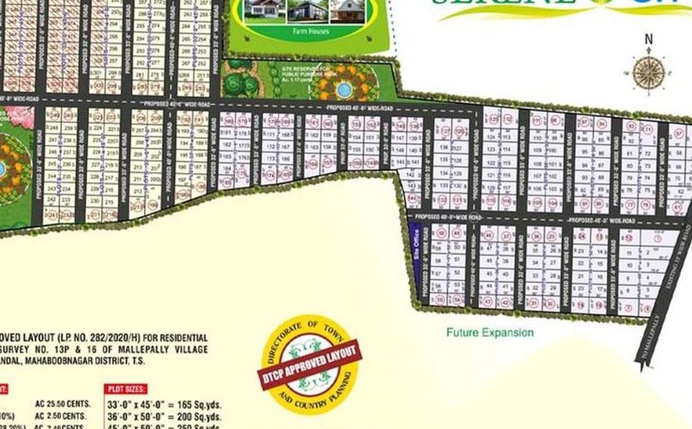 Serene City Layout Plan